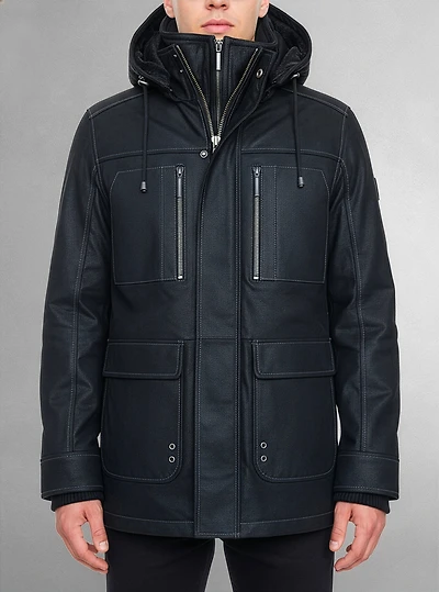 Men's leather jacket