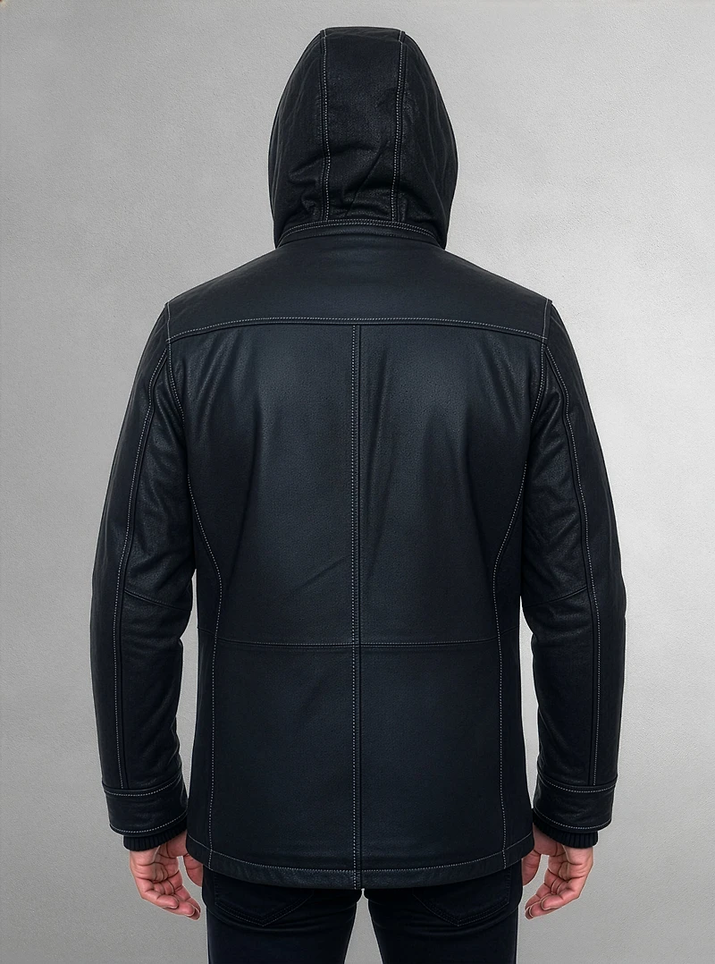 Veste en cuir pour hommes