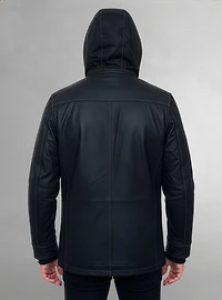 Veste en cuir pour hommes