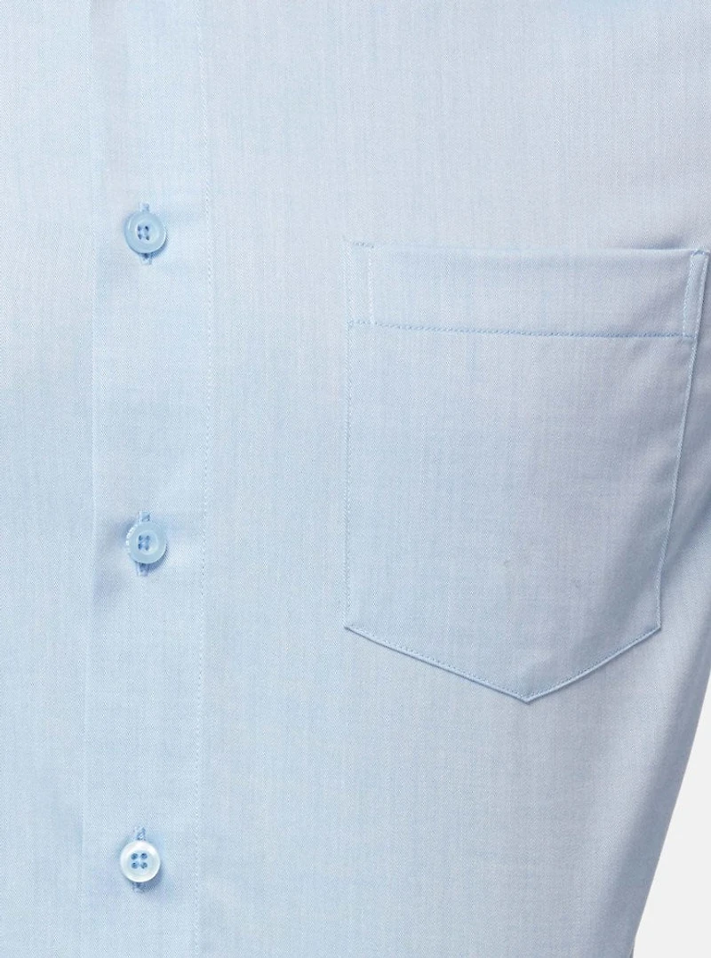 Chemise basique à manches longues pour homme