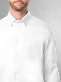 Chemise basique à manches longues pour hommes