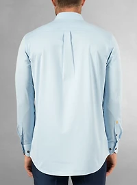 Chemise basique à manches longues pour homme