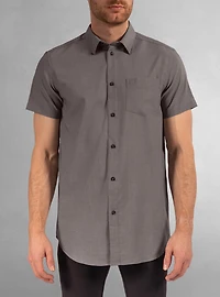 Chemise basique à manches courtes pour hommes