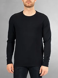 Pull basique à col rond pour homme