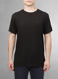 T-shirt basique à col ras du cou pour hommes