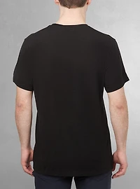 T-shirt basique à col ras du cou pour hommes