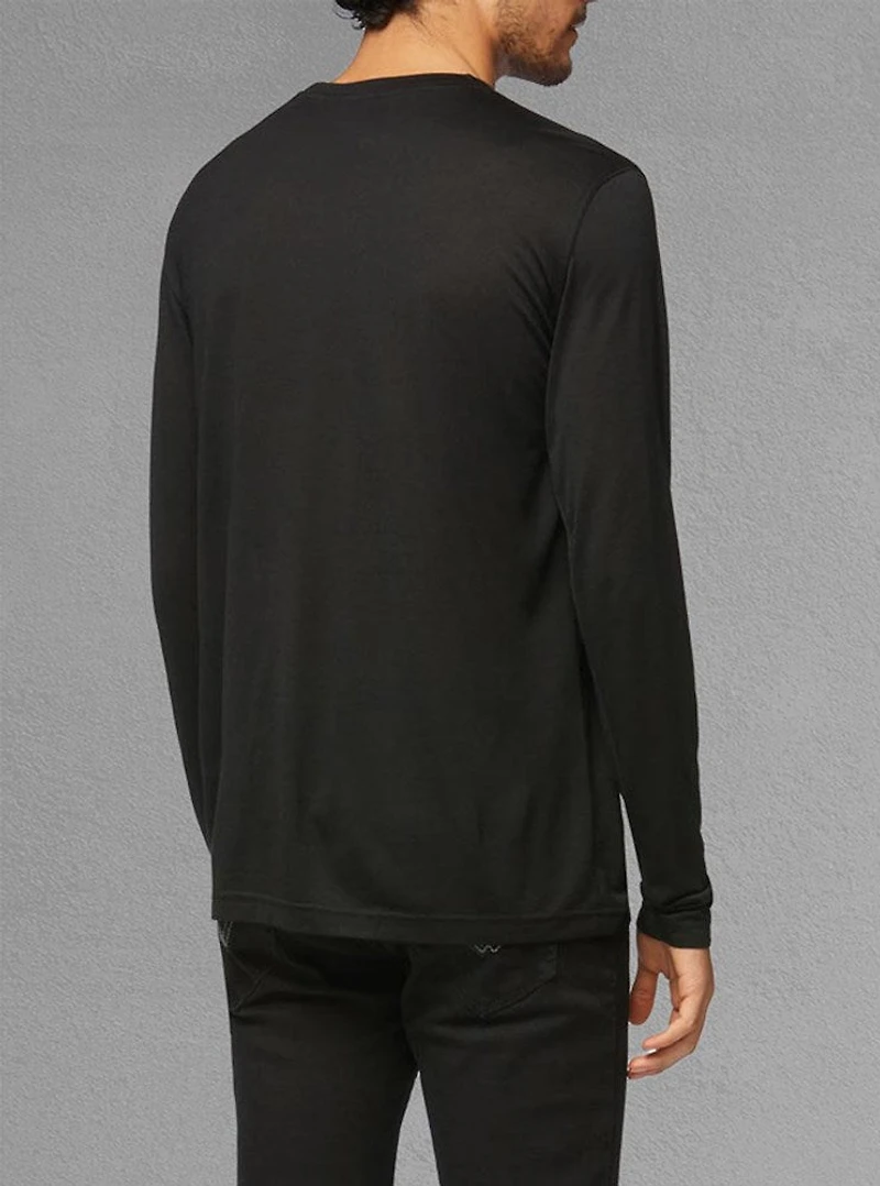 Men's crew neck long sleeve t-shirt