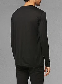 Men's crew neck long sleeve t-shirt