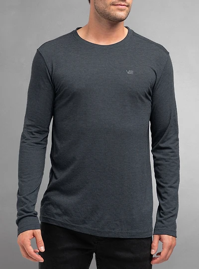 Men's crew neck long sleeve t-shirt