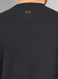 T-shirt à manches longues et col rond pour homme