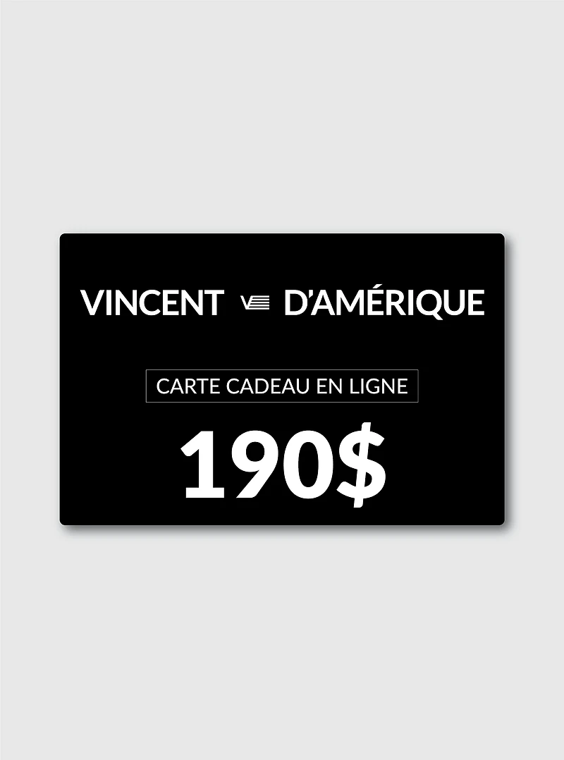 Gift Card 190$