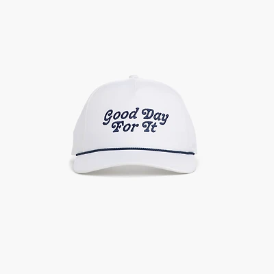 Good day for it. Rope Hat