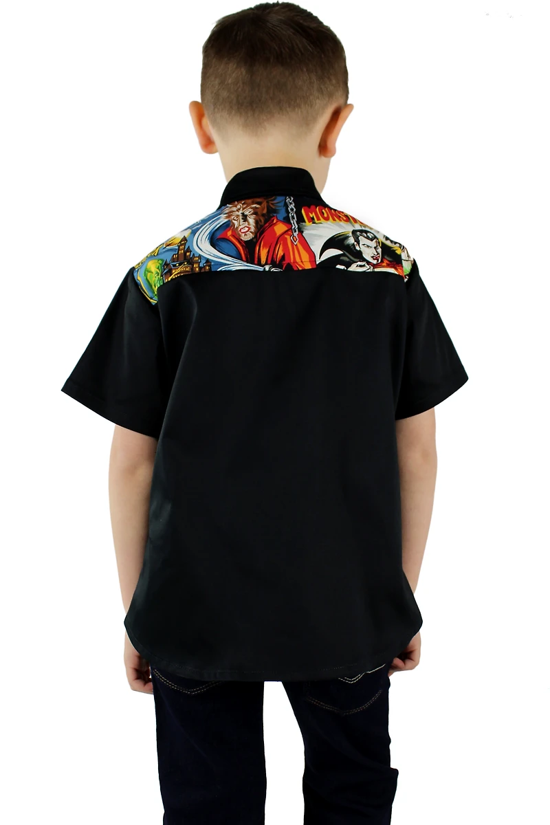 Boy's Hollywood Monsters Western Top