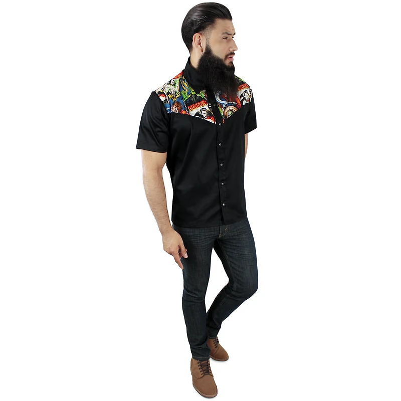Men's Hollywood Monsters Western Top