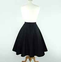 Black Full Circle Skirt