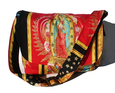 Guadalupe Red Messenger Bag