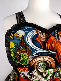 "Double Dipper" Hollywood Monsters Apron