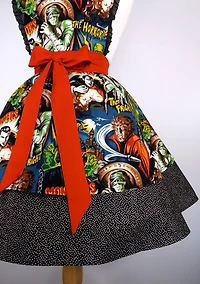 "Double Dipper" Hollywood Monsters Apron