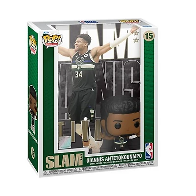 Funko Pop! Sports NBA - SLAM COVER with CASE GIANNIS ANTETOKOUNMPO #15