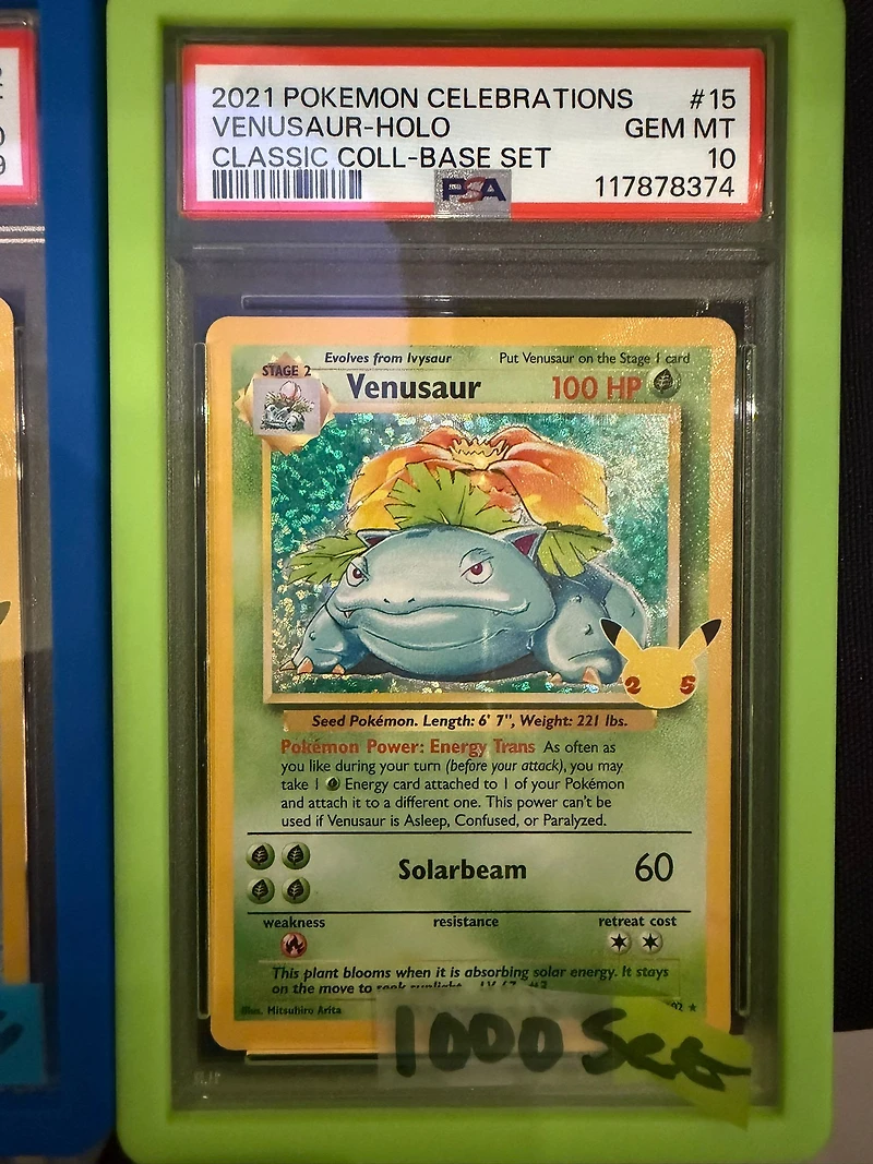 Pokemon TCG: 25th Celebrations (2021) - Classic Collection Base Set Gem Mint (MT) 10 TRIO SET