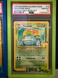Pokemon TCG: 25th Celebrations (2021) - Classic Collection Base Set Gem Mint (MT) 10 TRIO SET