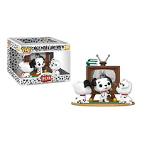 Funko Pop! Disney: 101 Dalmatians (65th Anniversary) - Deluxe Moment! Rolly, Patch & Lucky with TV #1664
