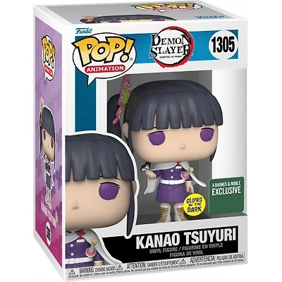 Funko Pop! Animation: DEMON SLAYER KANAO TSUYURI #1305 [BARNES & NOBLE EX.] GITD
