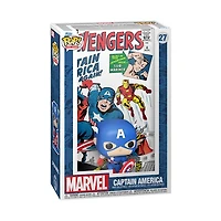 FUNKO POP! MARVEL THE AVENGERS #4 (1963) Captain America #27 Comic Cover with Case
