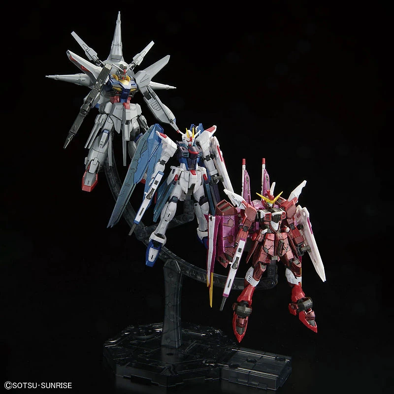Bandai HG & RG Mobile Suit Gundam Seed 20th Anniversary Metallic MS Set - RG Freedom - RG Justice - HG Providence 1/144