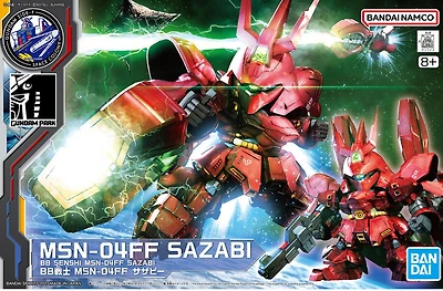 Gunpla - Premium Bandai BB Senshi MSN-04FF SAZABI Gundam Base Side-F Limited Model Kit JP