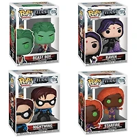 Funko Pop! DC: Titans - Beast Boy / Raven Nightwing Starfire