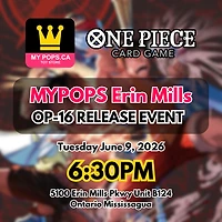 One Piece TCG - OP16 The Time of Battle Release Event (Erin Mills) - June 9th @ 6:30pm