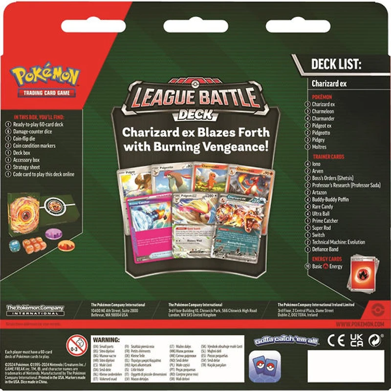 Pokemon TCG - Charizard ex League Battle Deck