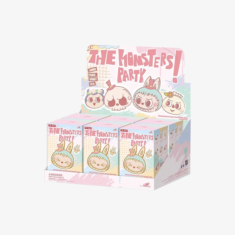 PopMart: The Monsters (Labubu) - Party Series Reversible Plush Blind Box