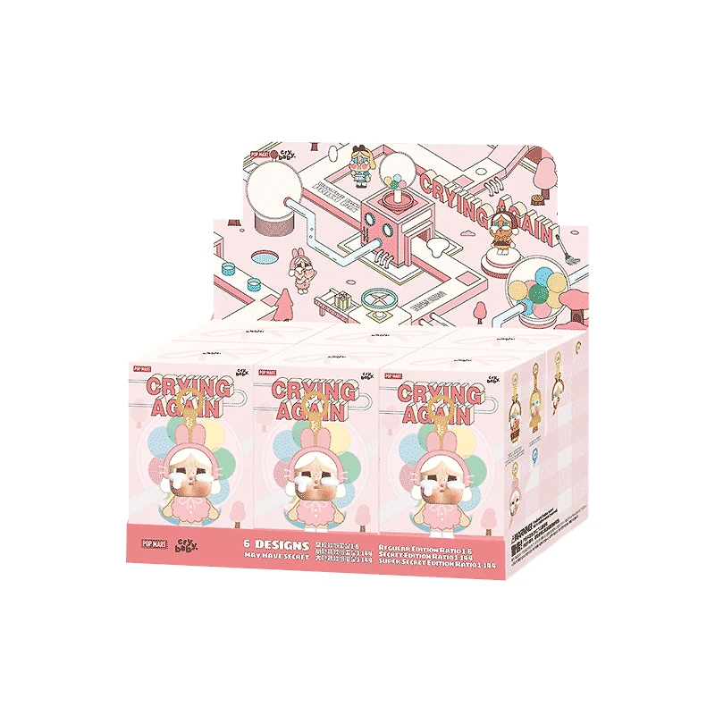 Popmart: Crybaby - Crying Again Series Vinyl Face Plush Blind Box