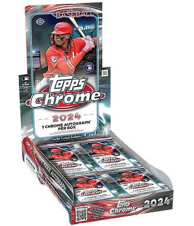2024 Topps Chrome Baseball HOBBY Box (PREORDER) - Release 7/17/24