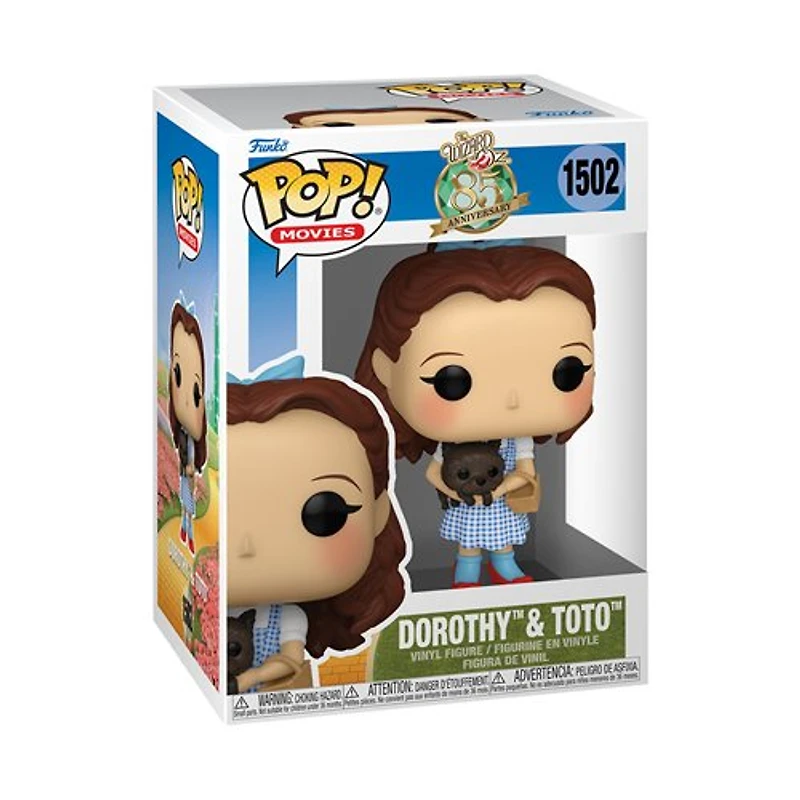 Funko Pop! Movies: Wizard of Oz - Dorothy & Toto #1502 / Cowardly Lion #1515 Scarecrow #1516 Tin Man #1517 Glinda The Good Witch #1518 Wicked #1519 with Emerald City #38