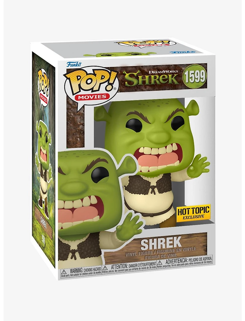 Funko Pop! SHREK SCREAMING/GROWLY FACE #1599 [HOT TOPIC Exclusive] *PREORDER*