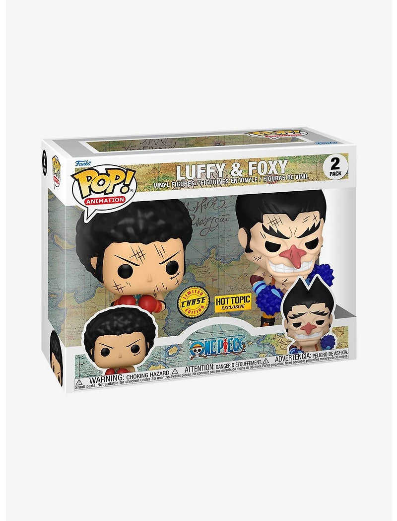 Funko Pop! One Piece Animation Luffy & Foxy (Hot Topic Exclusive) *PREORDER*