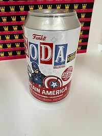 Funko Vinyl Soda Can MARVEL AVENGERS END GAME CAPTAIN AMERICA with with MJOLNIR chance of chase LIMITED