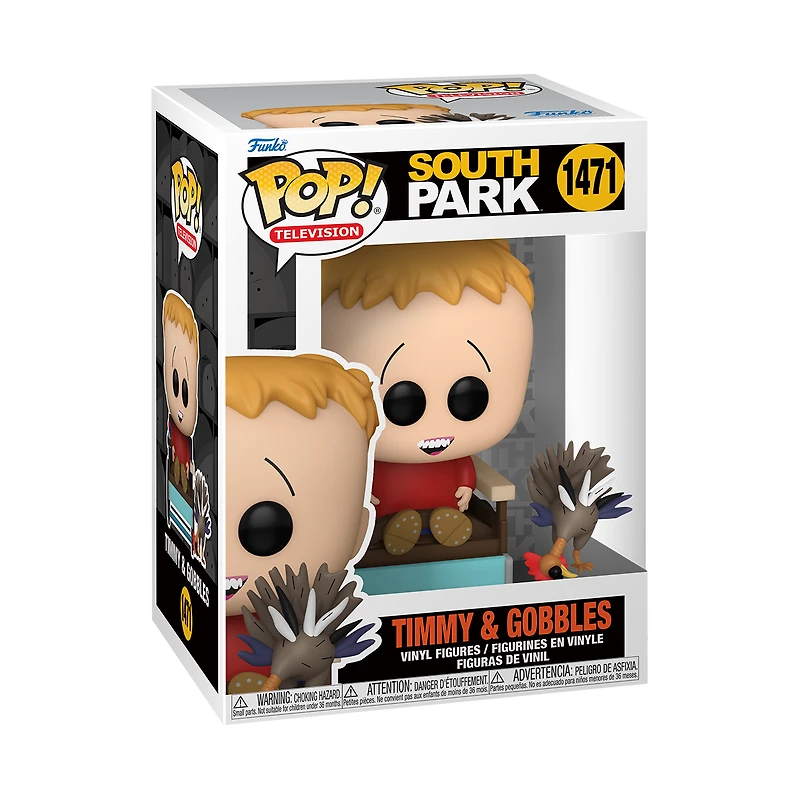 Funko Pop! Television: South Park - Timmy & Gobbles #1471 / Super Satan #1475 Wonder Tweek #1472 Farmer Randy #1473 Chef #1474 Mr. Mackey #1476
