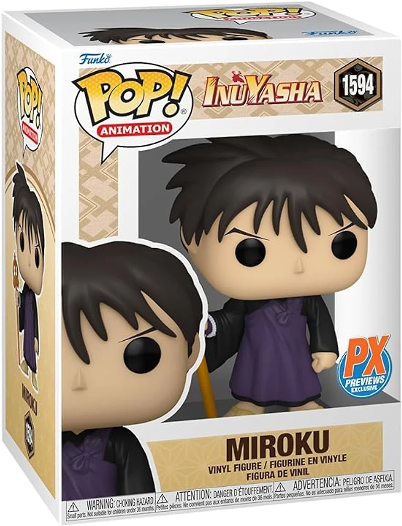 Funko Pop! Anime: Inuyasha - Eating Noodles / Kagome with Kirara Kagura Koga Miroku [PX Previews Exclusive]