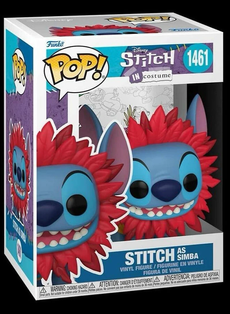 Funko Pop! DISNEY STITCH COSTUME BEAST - CHESHIRE CAT SIMBA PONGO 101 DALMATION