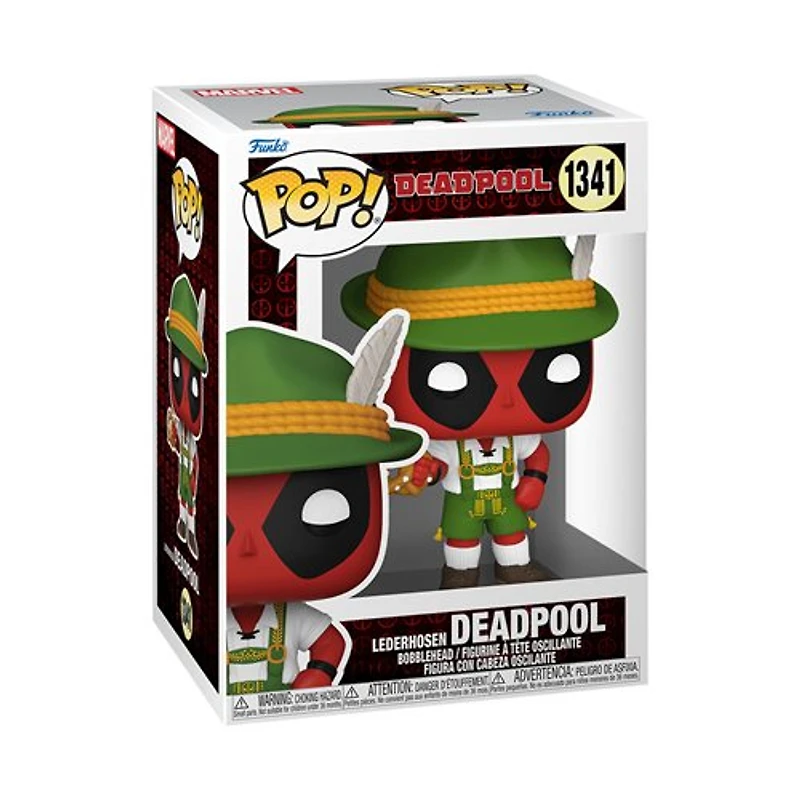 Funko Pop! Marvel: Deadpool - Beauty Pageant / Lederhosen Bowling Heavy Metal Sleepover Tourist