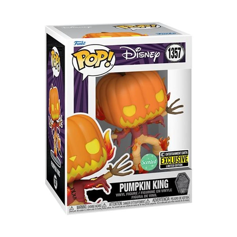 Funko Pop! Disney: Nightmare Before Christmas (30th Anniversary) - Pumpkin King (Scented) #1357 [Entertainment Earth Exclusive]