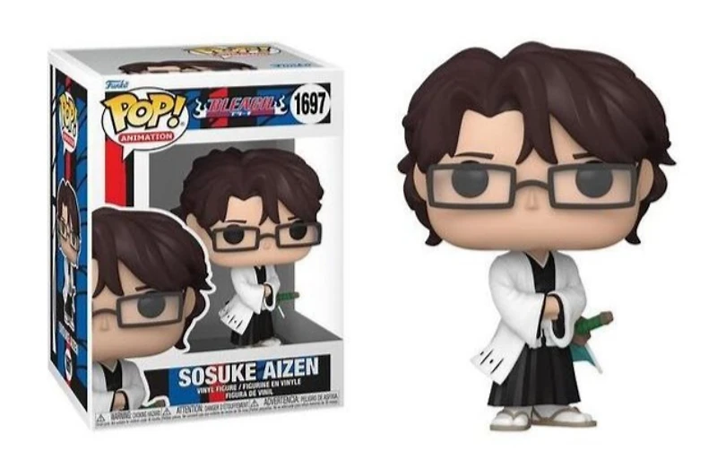 Funko Pop! Anime: Bleach - Uryu Ishida / Byakuya Kuchiki Sosuke Aizen Kenpachi Zaraki Kon