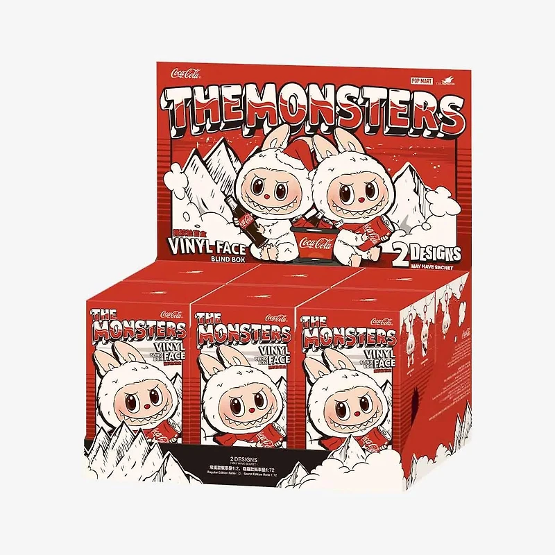 PopMart: The Monsters (Labubu) x Coca-Cola Coke Series - Vinyl Face Blind Box