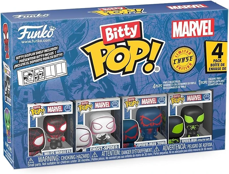Funko Pop! Bitty Pop - Spider-Man 4pk