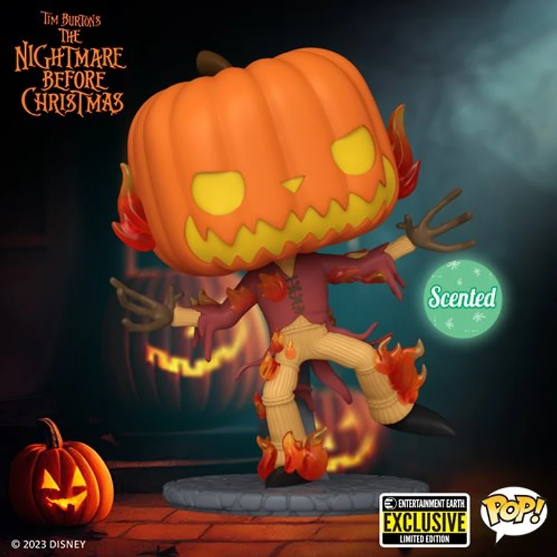 Funko Pop! Disney: Nightmare Before Christmas (30th Anniversary) - Pumpkin King (Scented) #1357 [Entertainment Earth Exclusive]