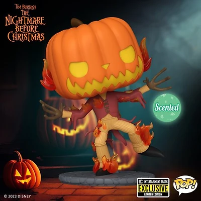 Funko Pop! Disney: Nightmare Before Christmas (30th Anniversary) - Pumpkin King (Scented) #1357 [Entertainment Earth Exclusive]